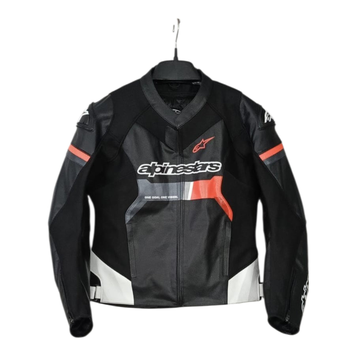 Alpinestars- Motorcycle Cowhide Leather Jacket 8818