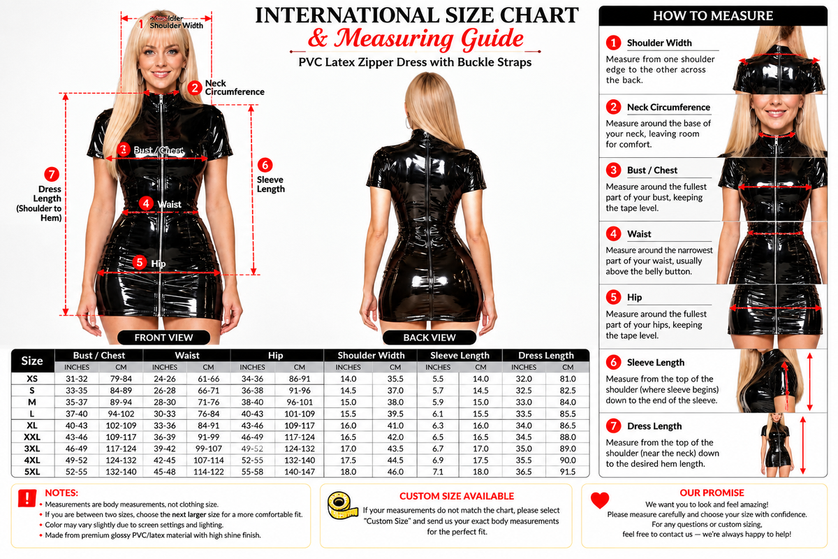 Latex Catitok Dress