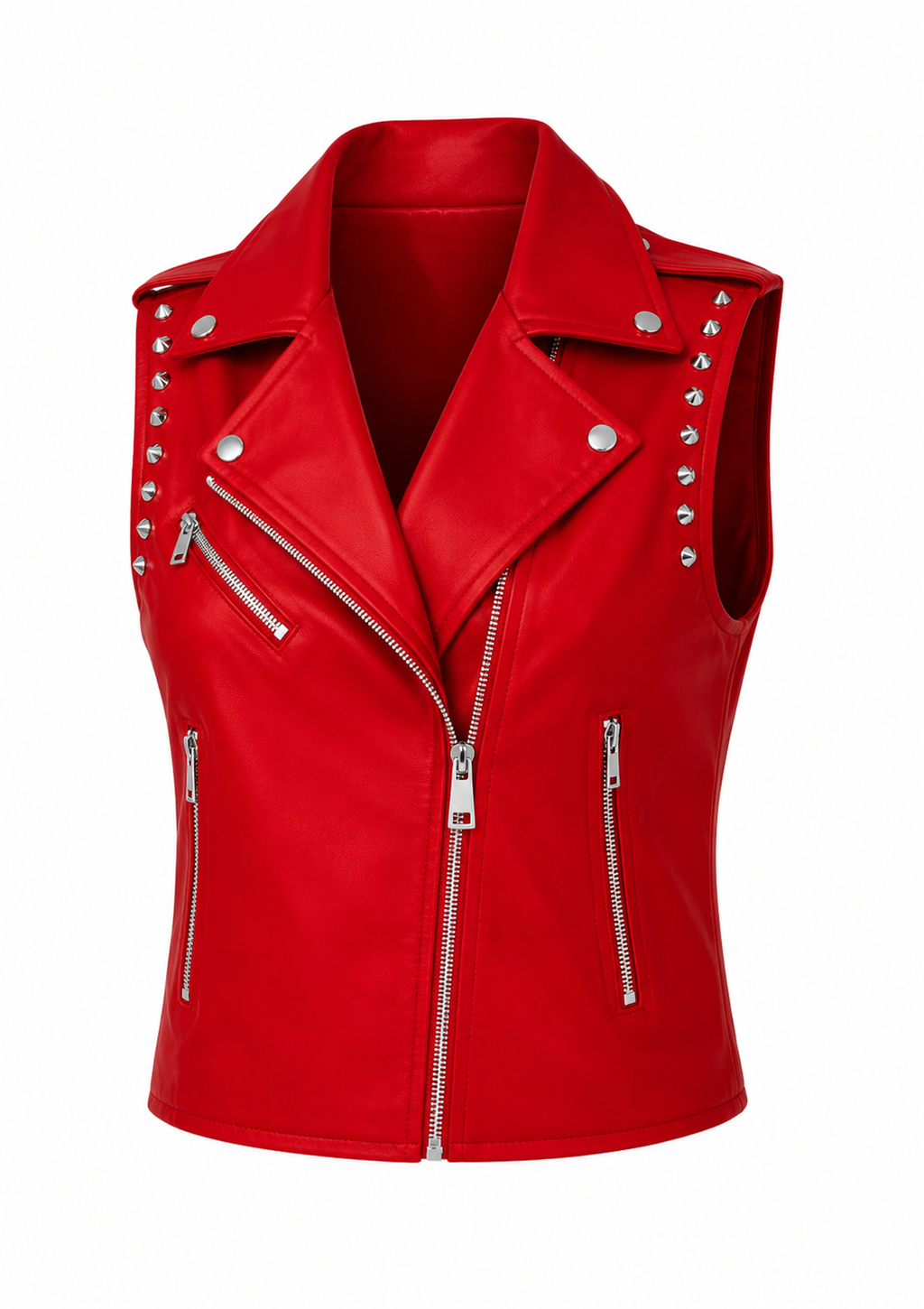 Handmade Womens Leather Vest in Fabulous Style