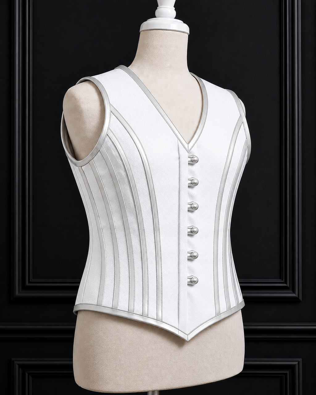 Men Corset Vest Steel Boned Waist Trainer Tummy Control Cadual Formal Party Vest-USA
