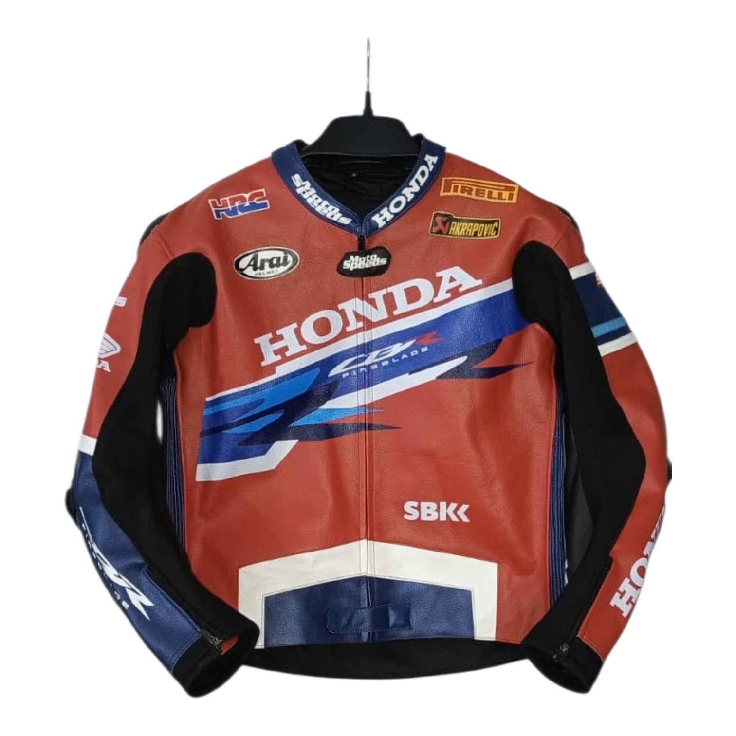 HONDA- Motorcycle Cowhide Leather Jacket