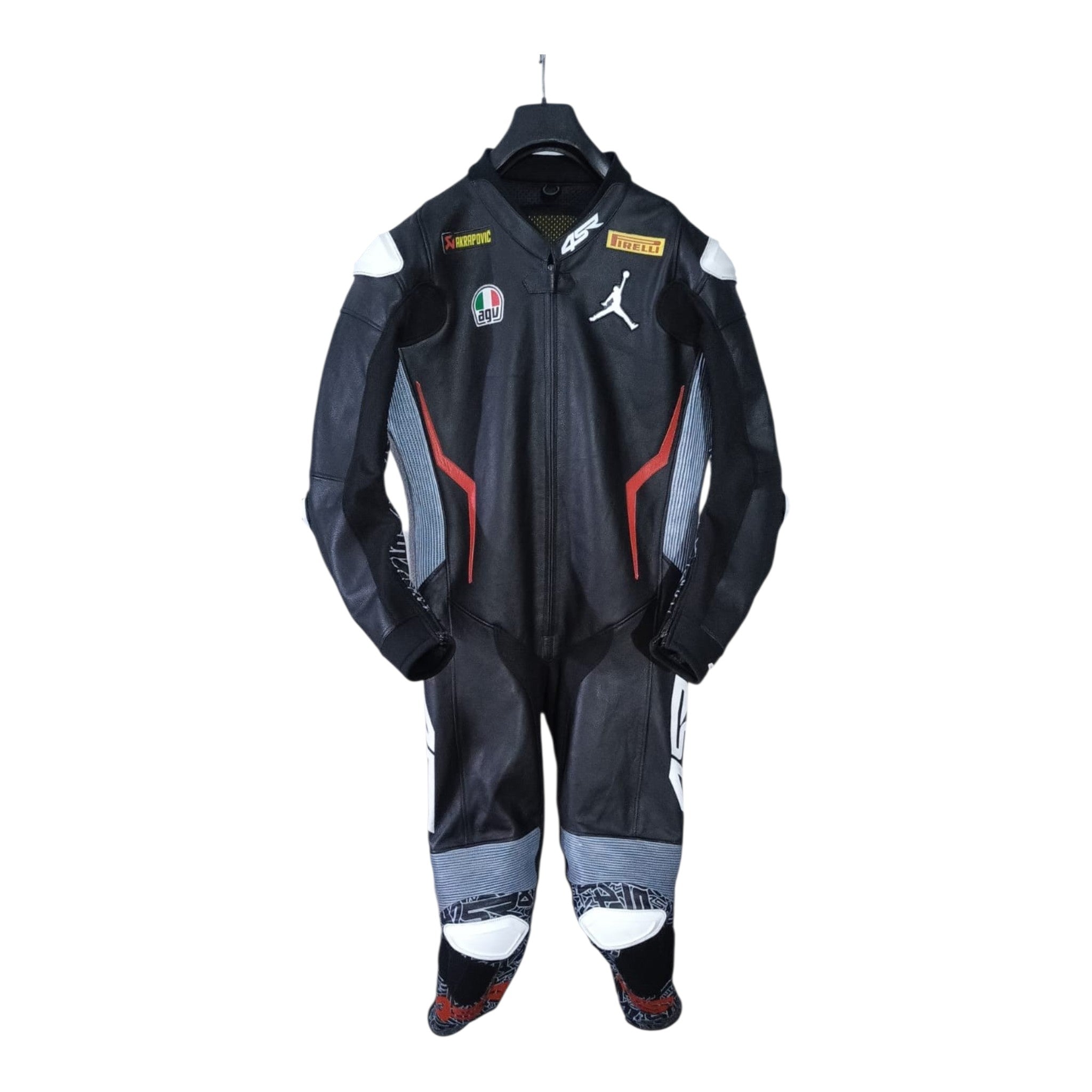 Cowhide Leather Motorcycle Racing Suits