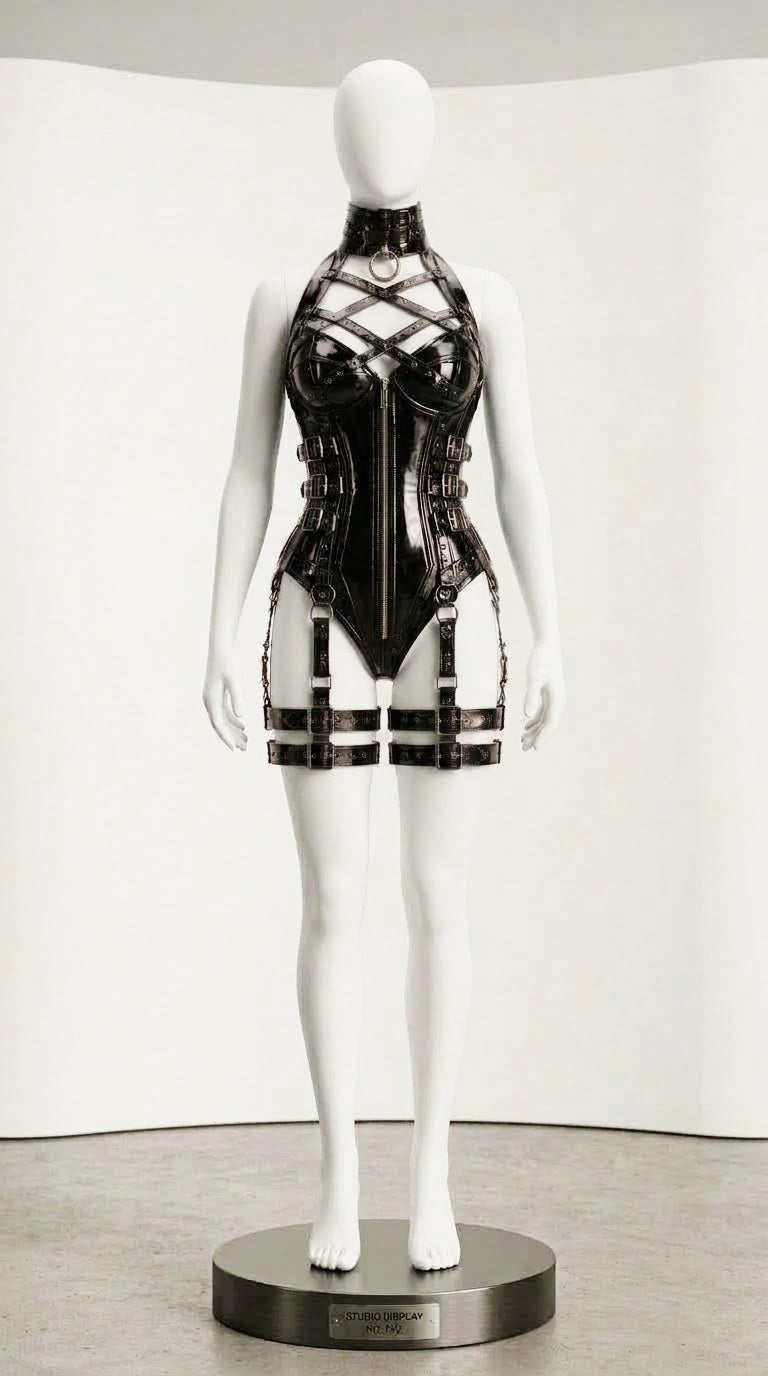 PVC Gloss OverBust Corset - NET