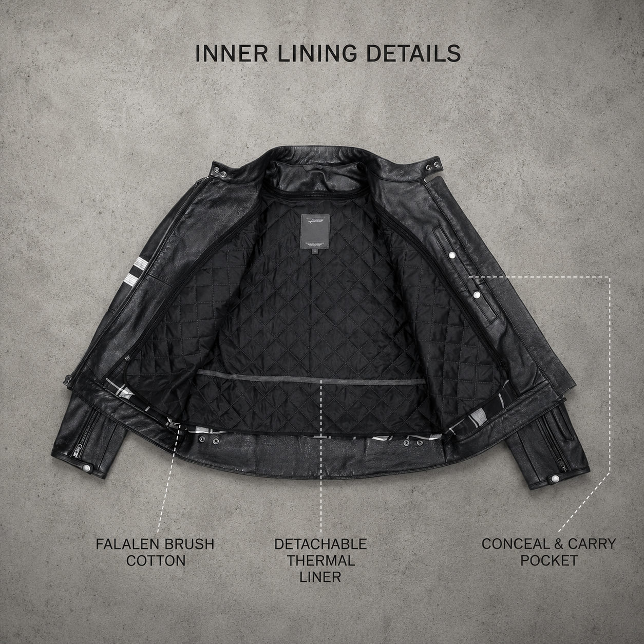 Leather Motorcycle Jacket Cowhide Cafe Racer Riding Padded Armor Jacket