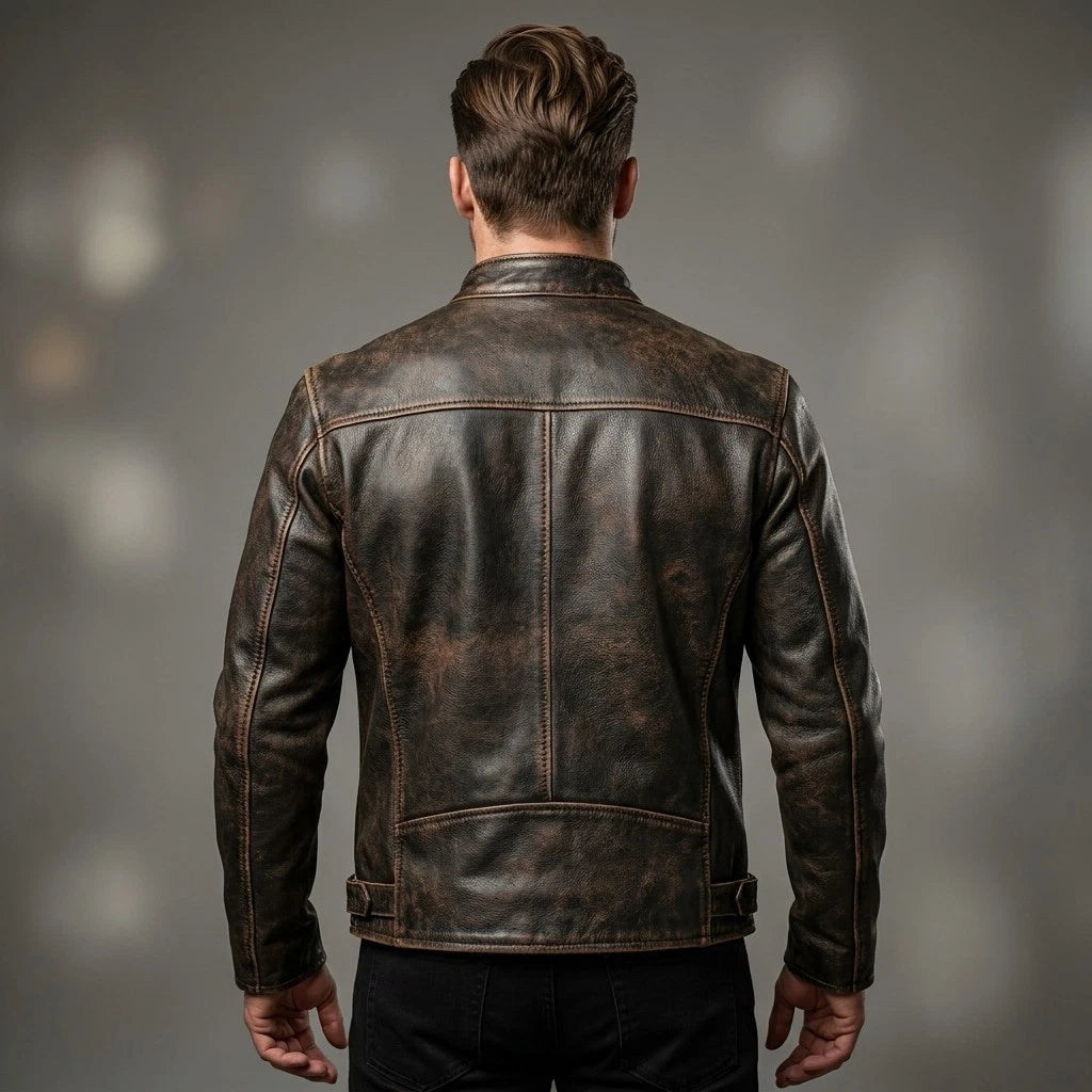 Mens Primium Leather Jacket  / Biker / Outerwear Jacket
