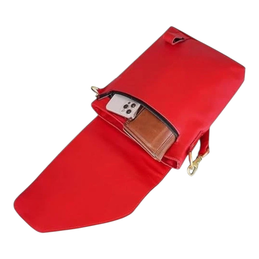 Genuine Leather Crossbody Bag Unisex Shoulder Sling Travel Messenger Purse