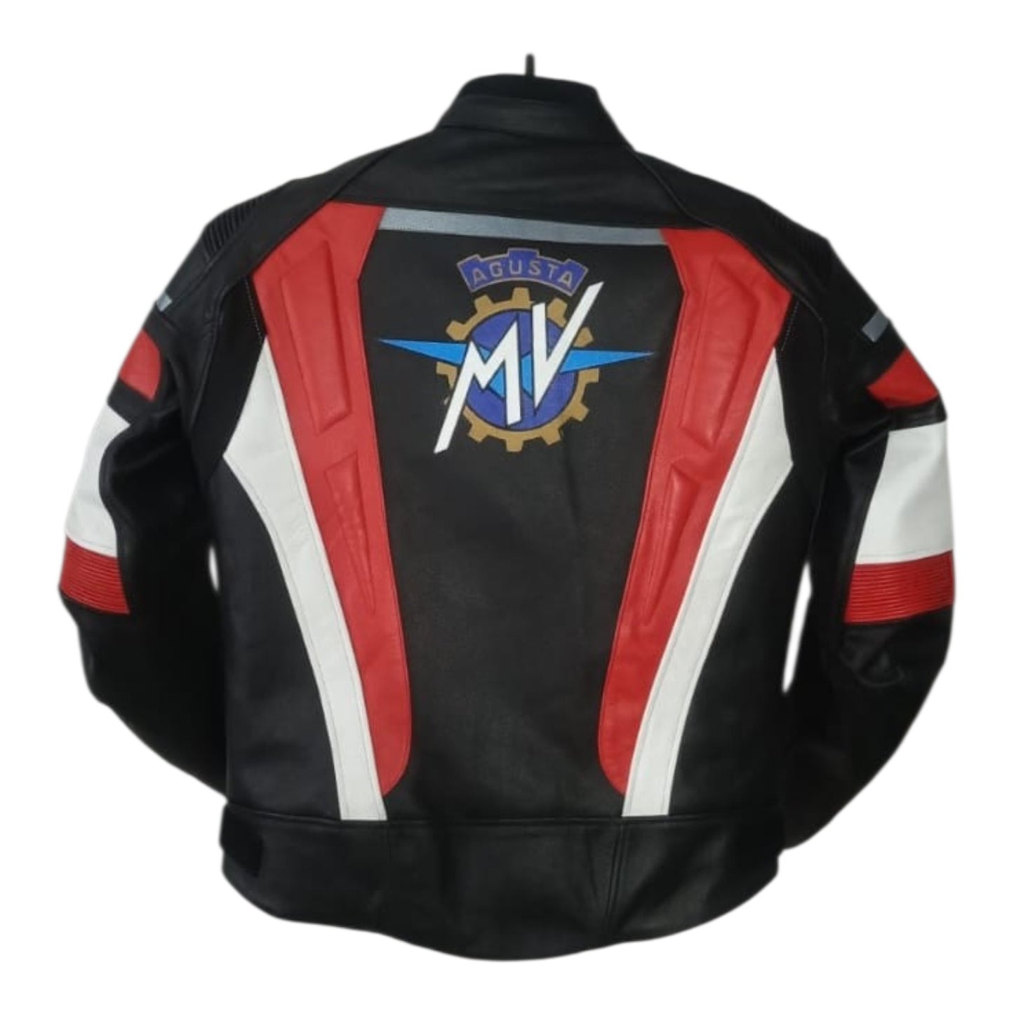 MV- Motorcycle Cowhide Leather Jacket