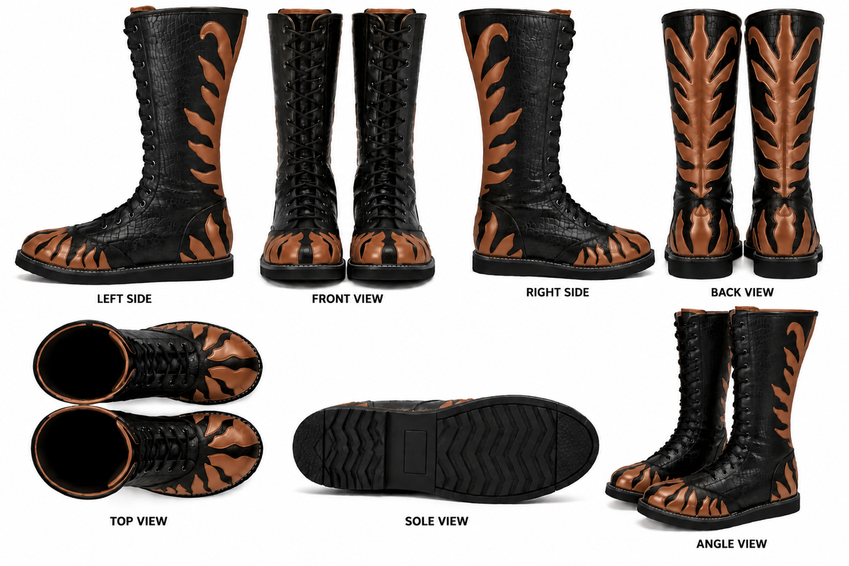 Wrestling Boots | Custom | 1027