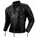Mens Primium Leather Jacket  / Biker / Outerwear Jacket