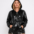 Premium PVC Hooded Jacket (Add Shorts)