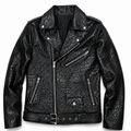 Mens Primium Leather Jacket Crocodile / Biker / Outerwear Jacket