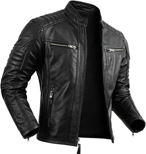 Mens Primium Leather Jacket  / Biker / Outerwear Jacket