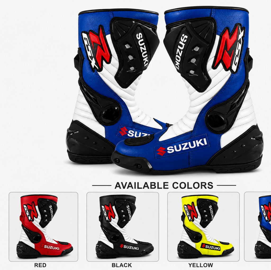 Motorcycle Leather Boots