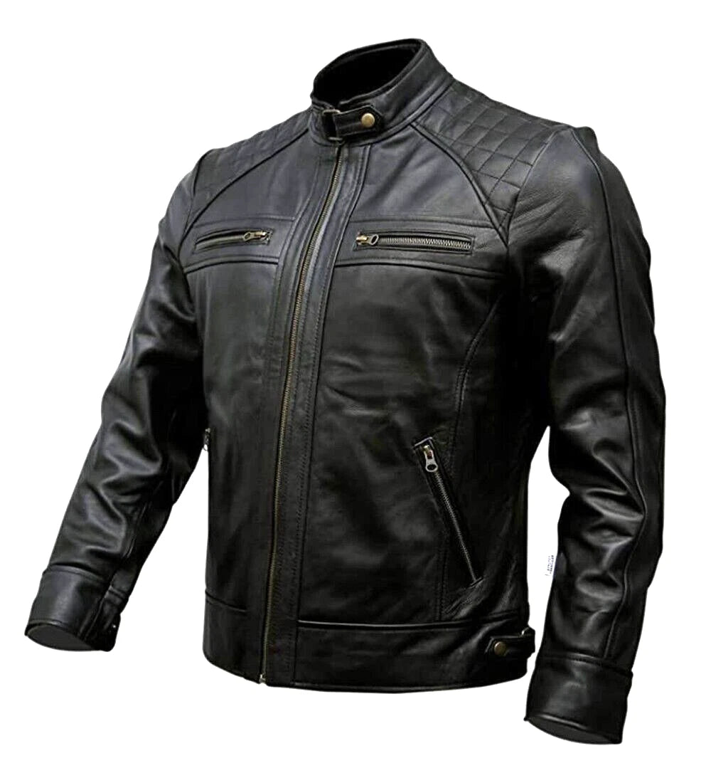 Mens Primium Leather Jacket  / Biker / Outerwear Jacket