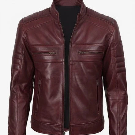 Mens Primium Leather Jacket  / Biker / Outerwear Jacket