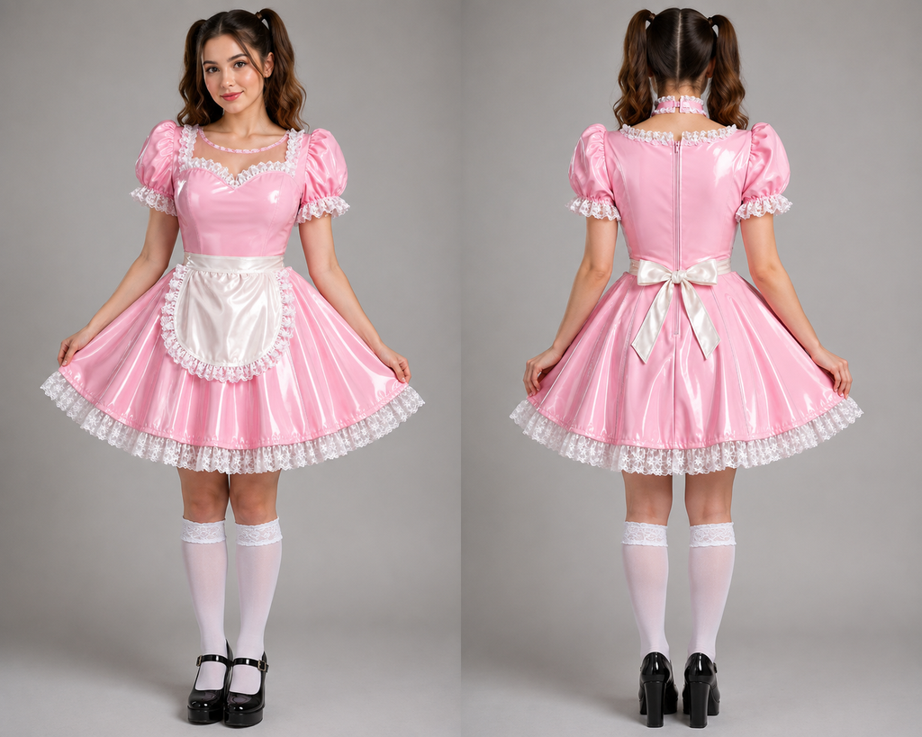 PVC | French | Sissy | Maid | Dress - 2214