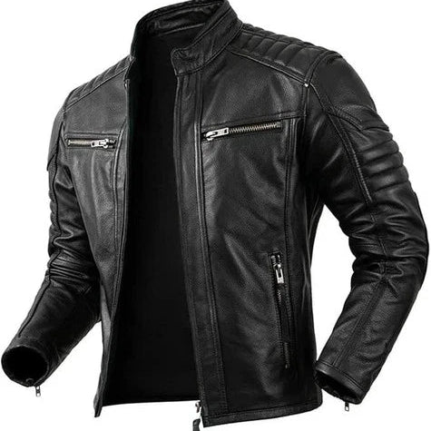 Mens Primium Leather Jacket  / Biker / Outerwear Jacket