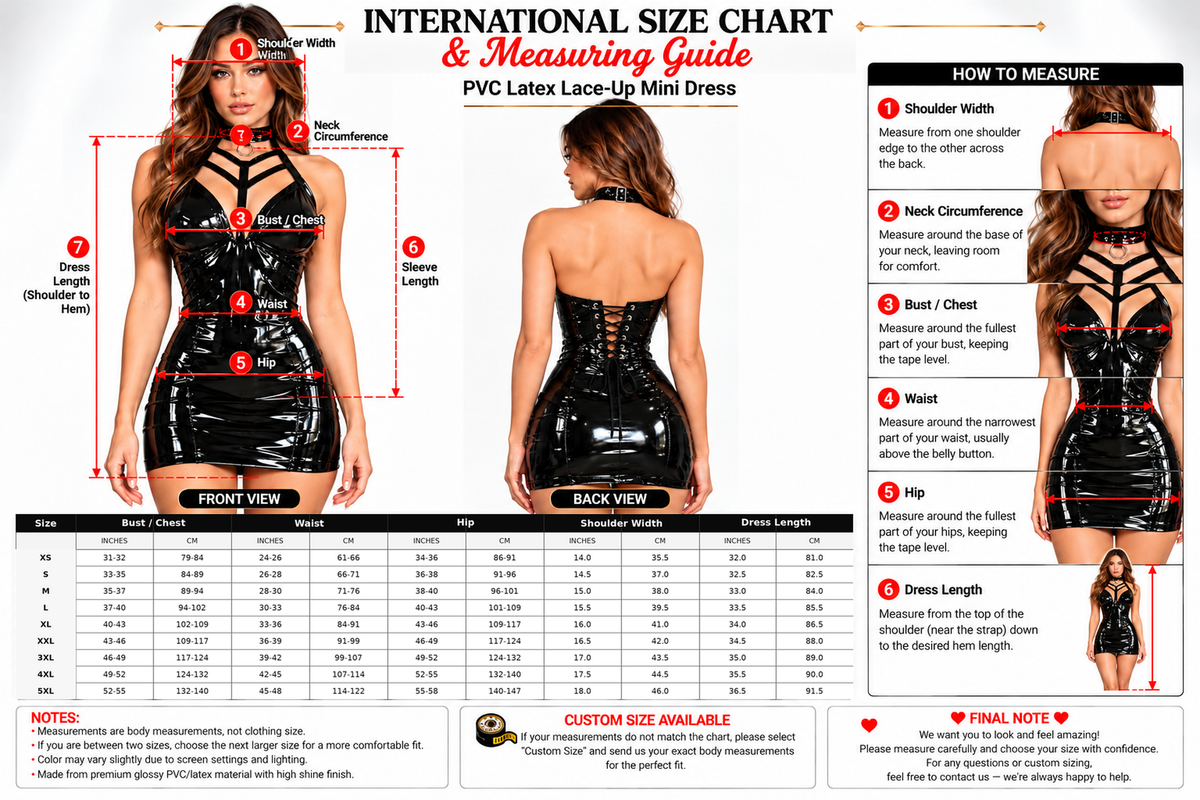 Latex Bloomy Dress
