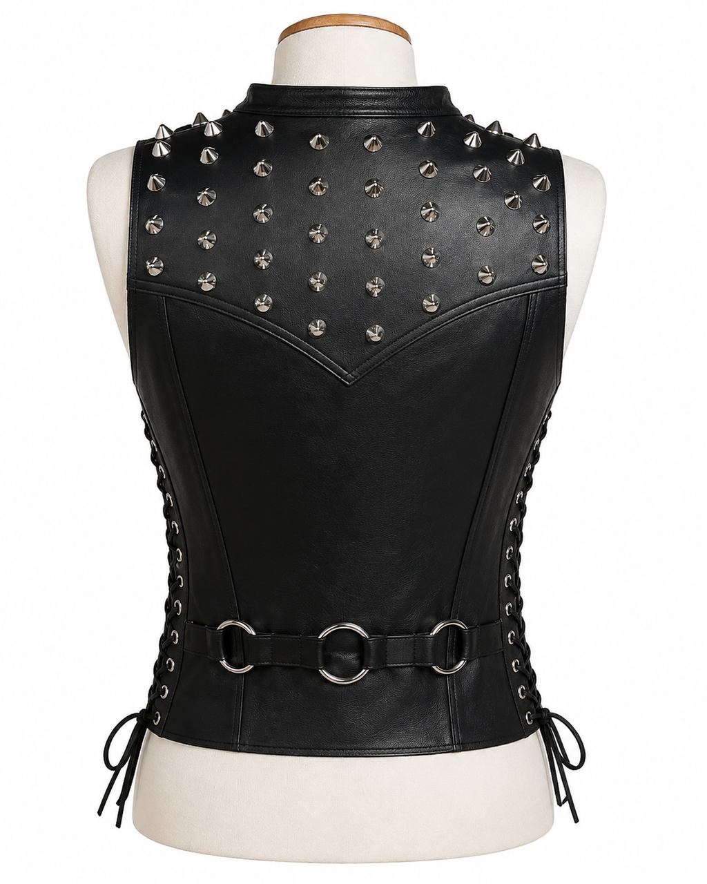 Handmade Women’s Studed Leather Vest