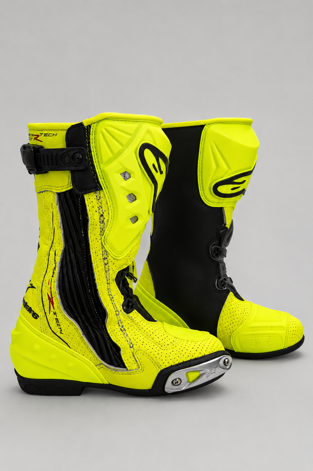 Motorcycle Leather Racing Boots