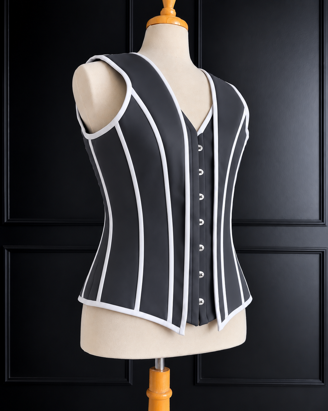 Men Corset Vest Steel Boned Waist Trainer Tummy Control Cadual Formal Party Vest