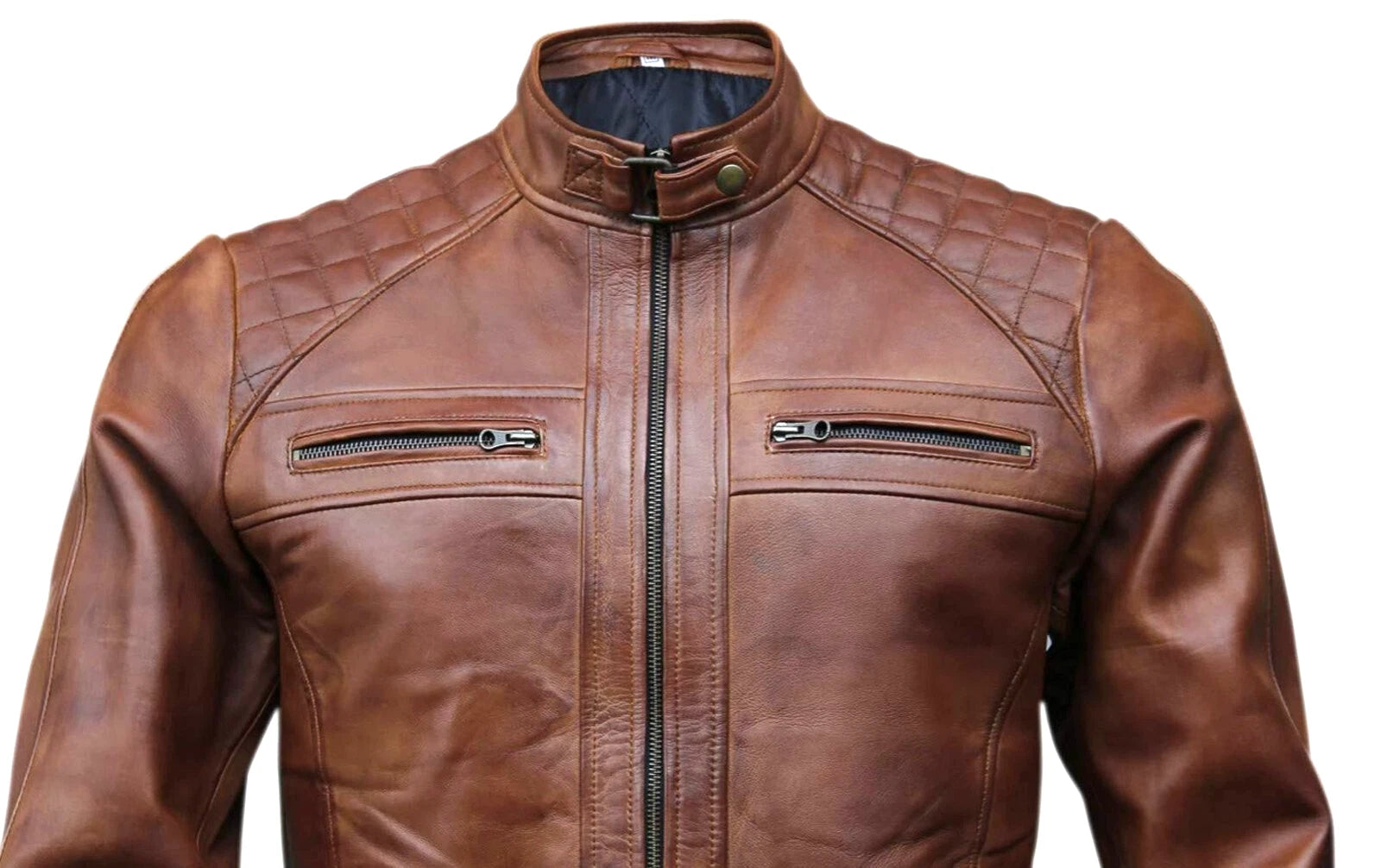 Mens Primium Leather Jacket  / Biker / Outerwear Jacket