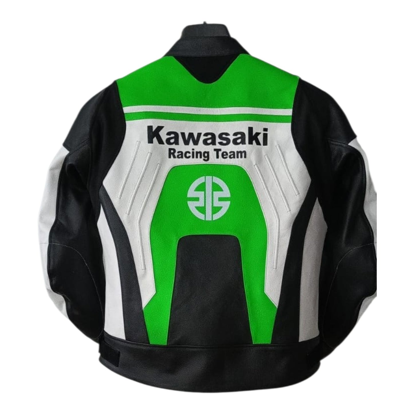 KAWASAKI- Motorcycle Cowhide Leather Jacket