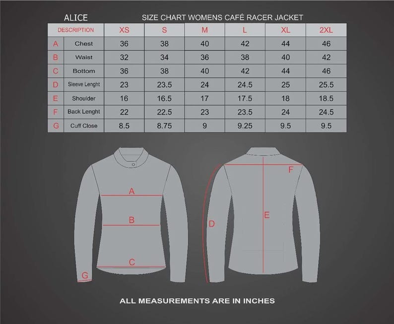 ALICE Women Leather Cafe Racer Jacket Vintage Padded Shoulder Biker Armor Coat