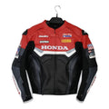 HONDA- Motorcycle Cowhide Leather Jacket