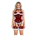 Velvet - OverBust Corset - XMAS
