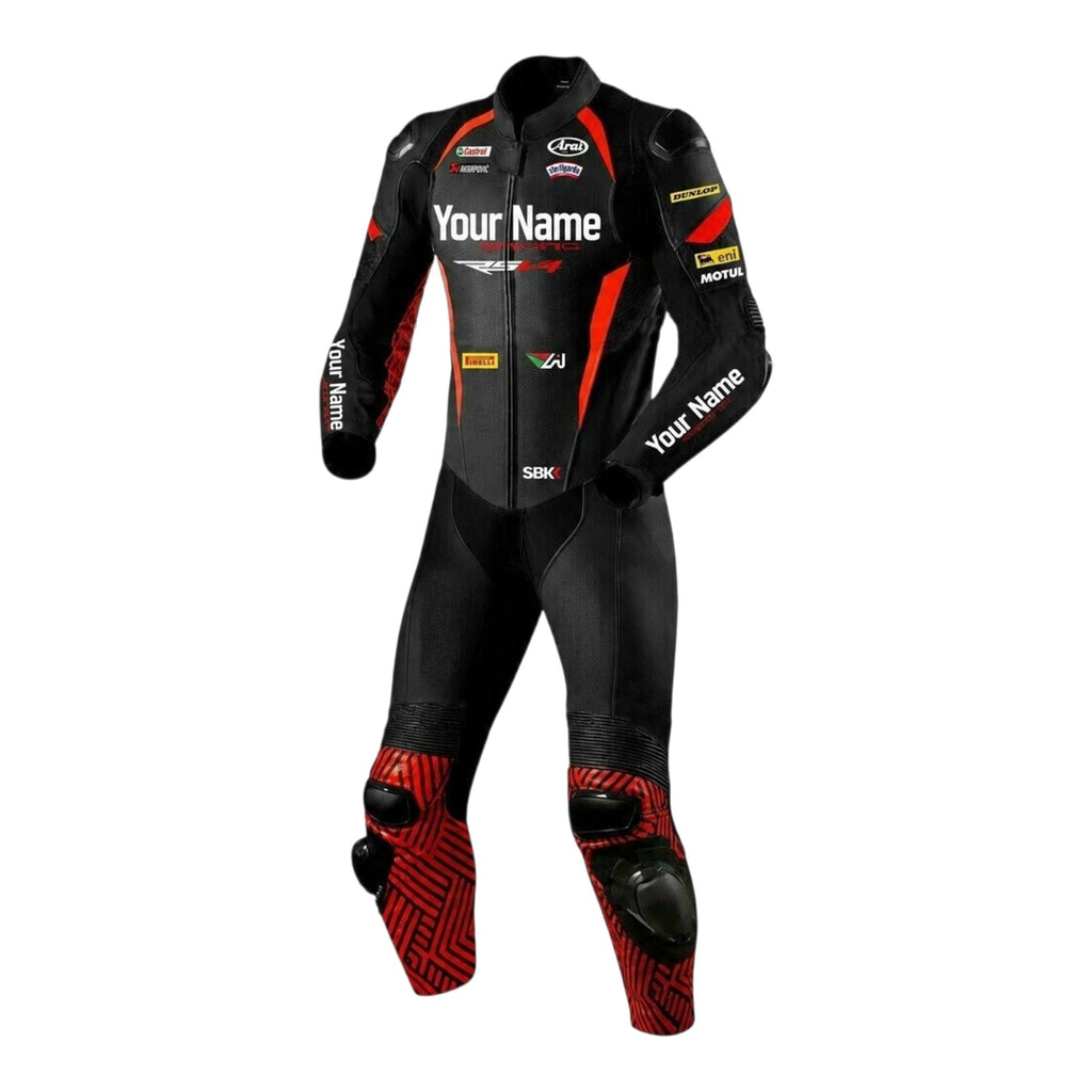 Cowhide Leather Motorcycle Racing Suits