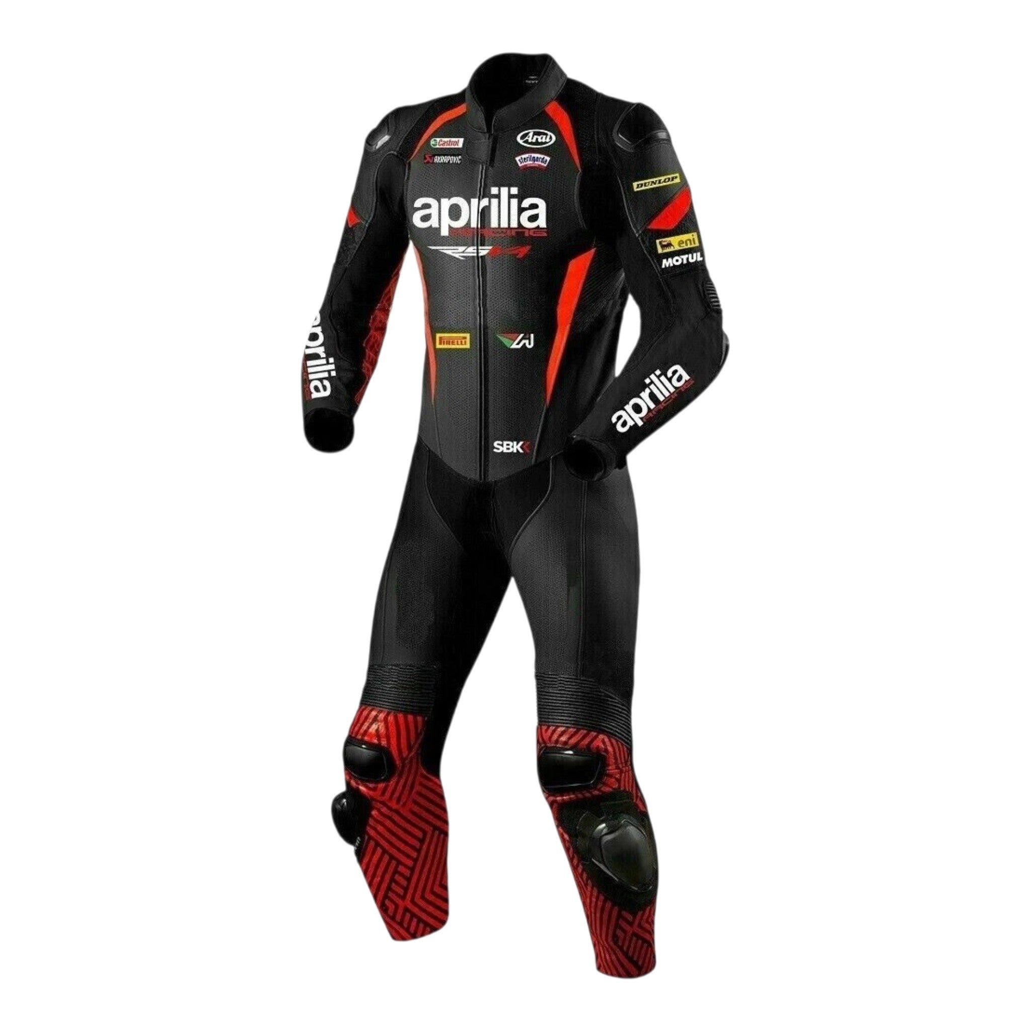 Cowhide Leather Motorcycle Racing Suits