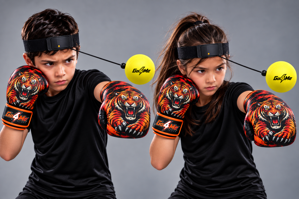 Go4Me - Kids Punching Bag Set of 4 - TIGER PUNCH