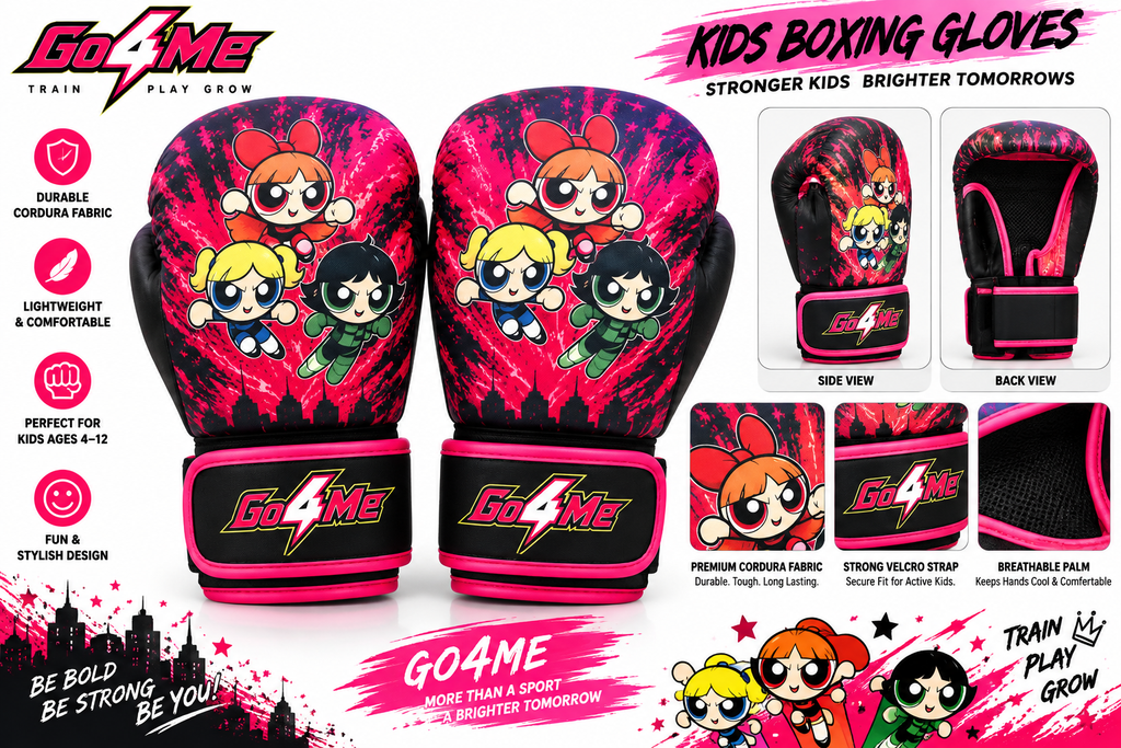Go4Me - Kids Punching Bag Set of 4 - PUFF GIRLS