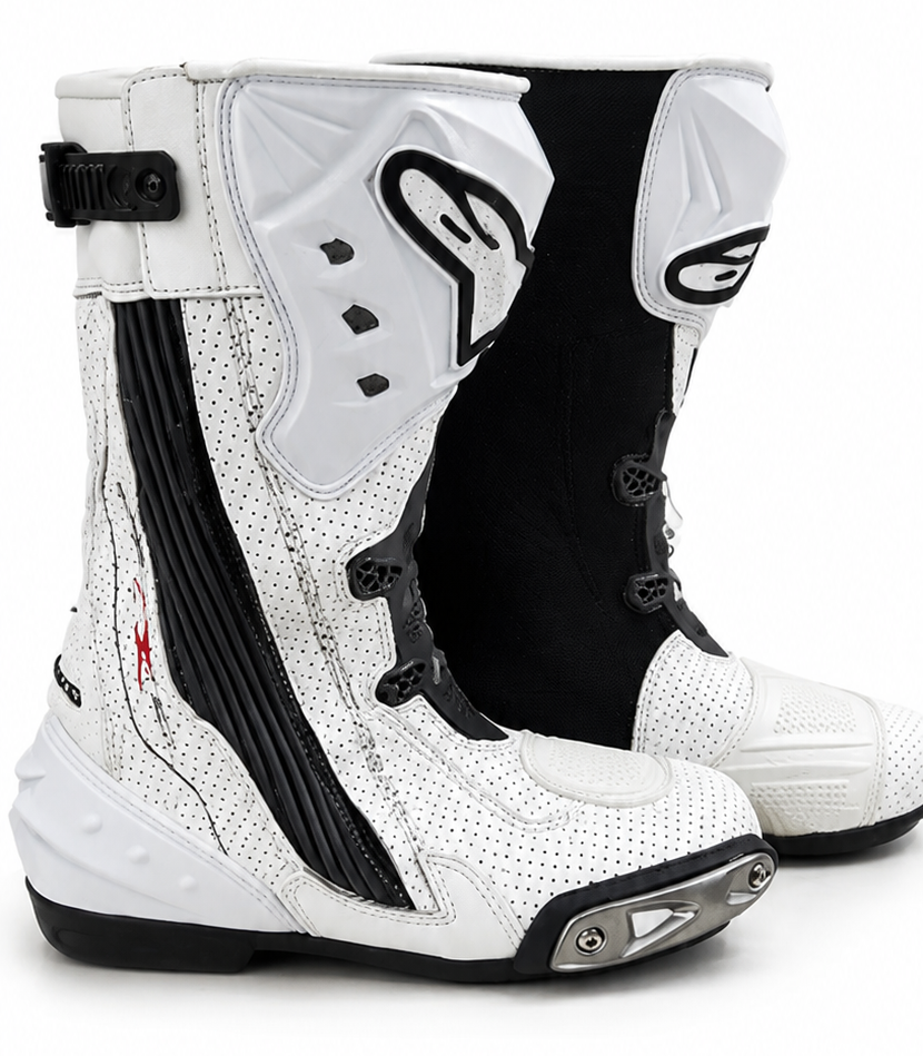 Motorcycle Leather Boots