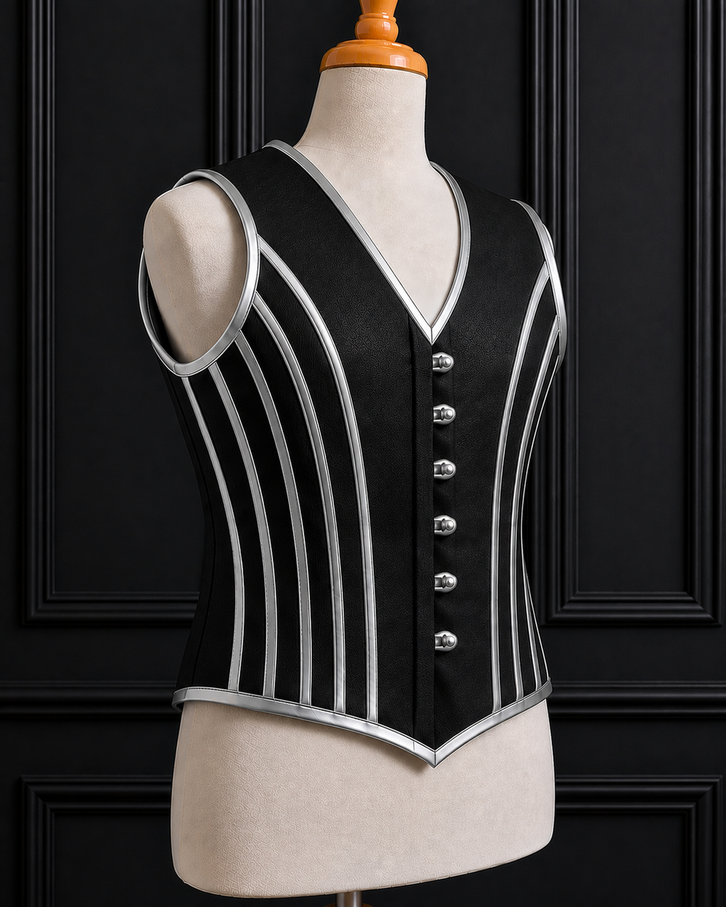 Men Corset Vest Steel Boned Waist Trainer Tummy Control Cadual Formal Party Vest-USA