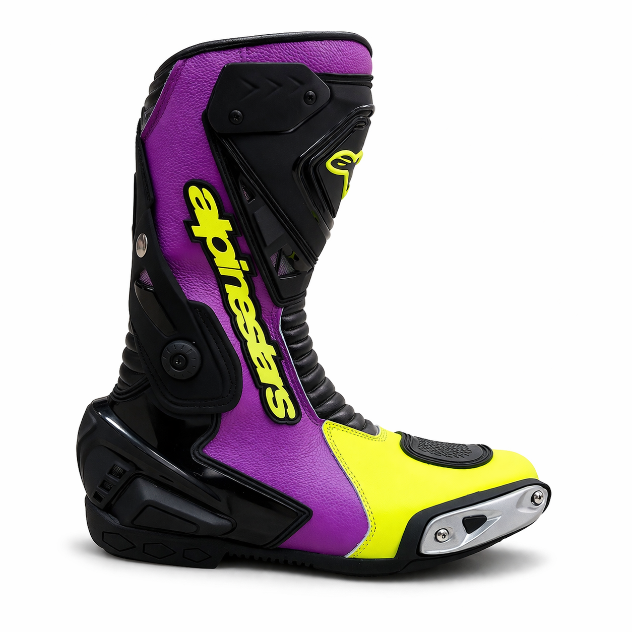 Motorcycle Leather Racing Boots