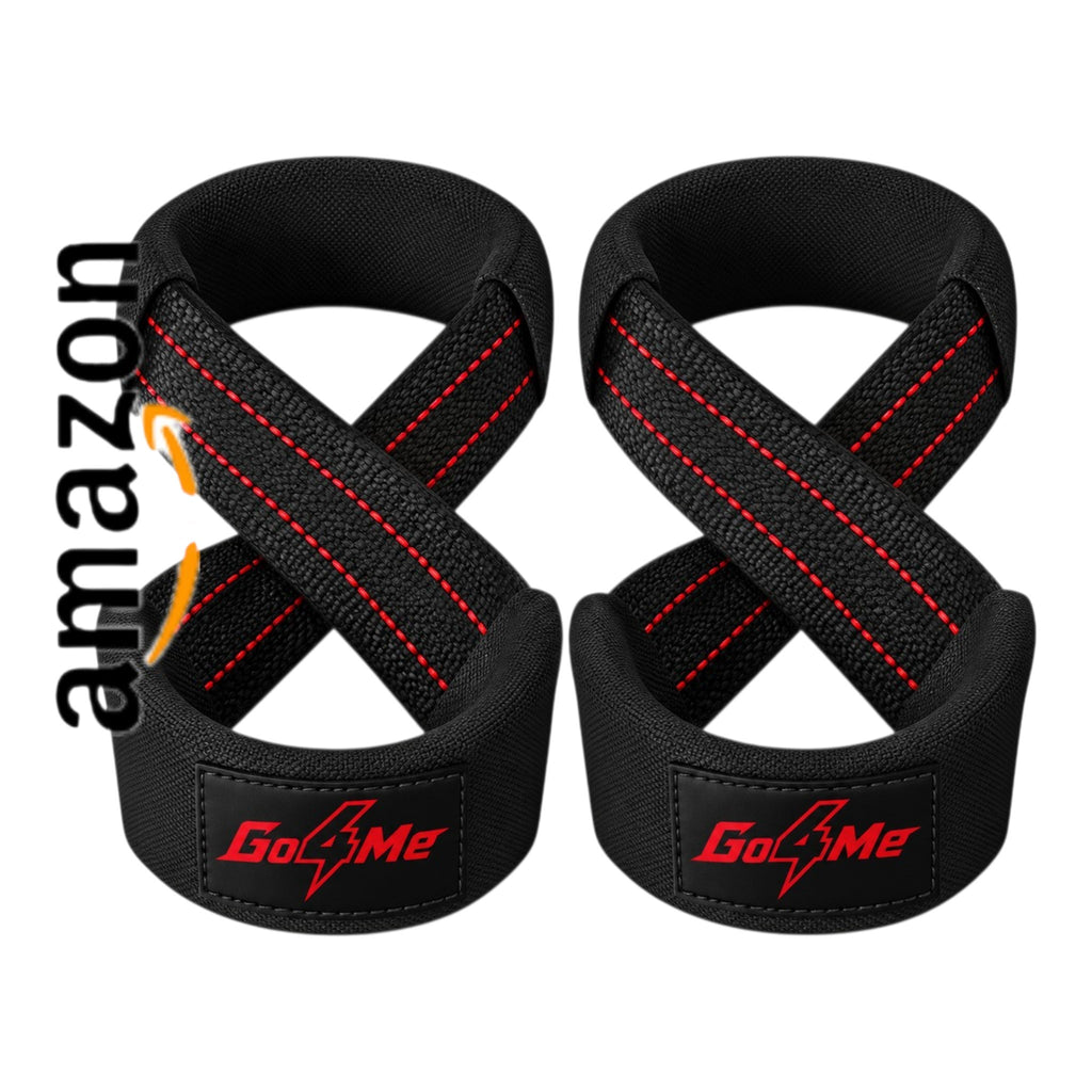 Figure 8 Lifting Straps, Padded Heavy Duty Deadlift Straps
