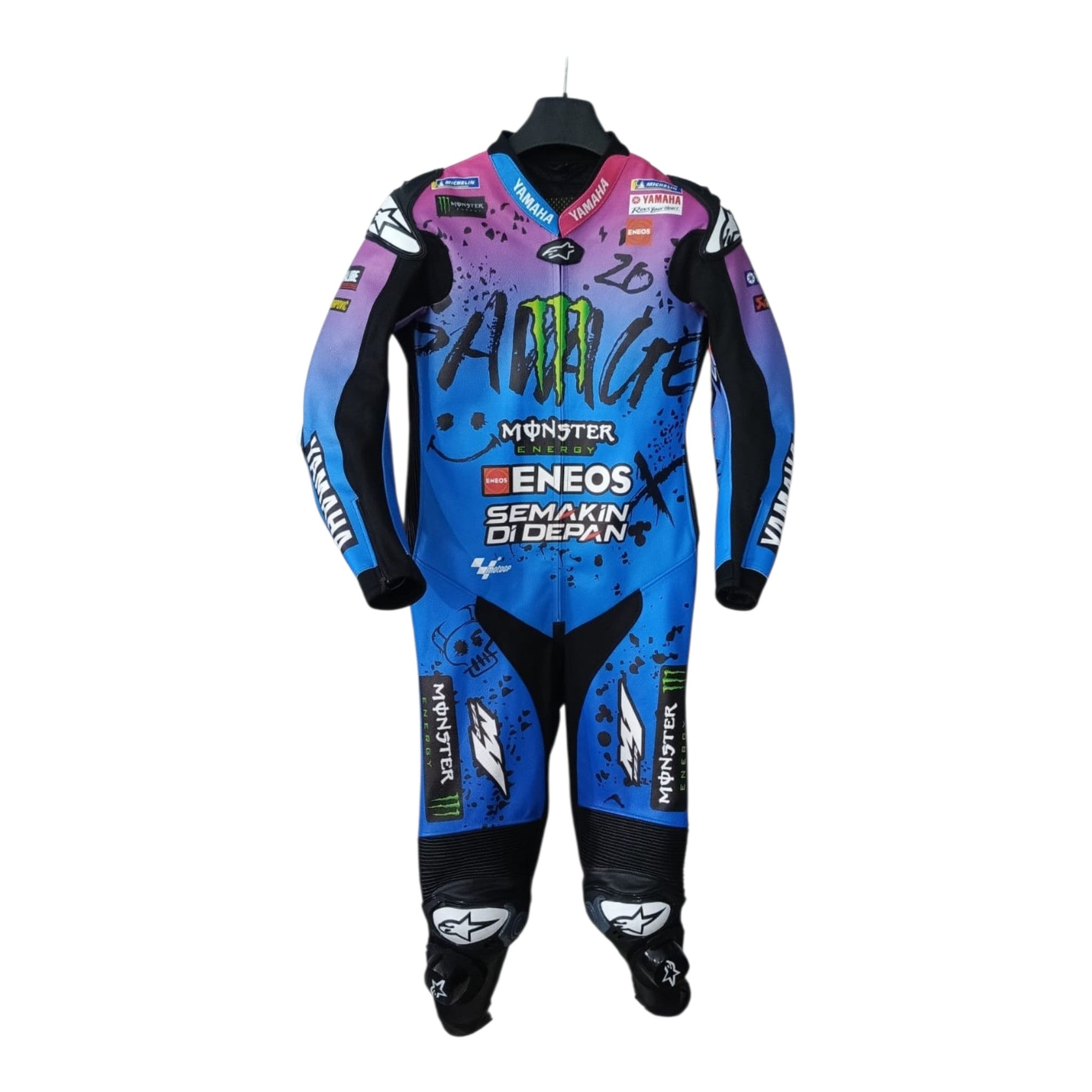 Cowhide Leather Motorcycle Racing Suits