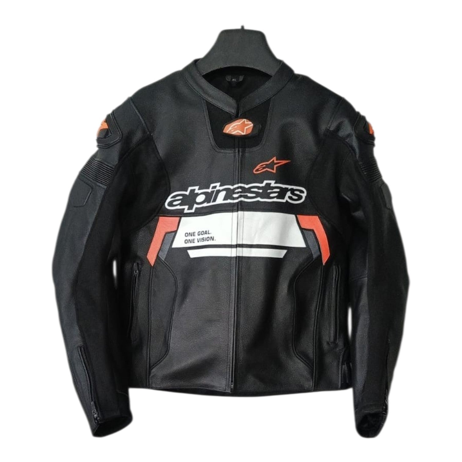 Alpinestars- Motorcycle Cowhide Leather Jacket