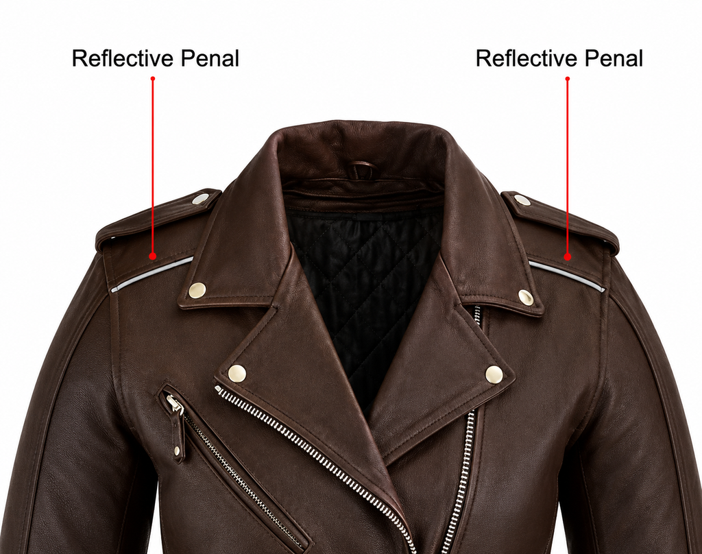 Women's Motorcycle Premium Cow Hide Thick Leather Jacket Zip Out Liner-USA