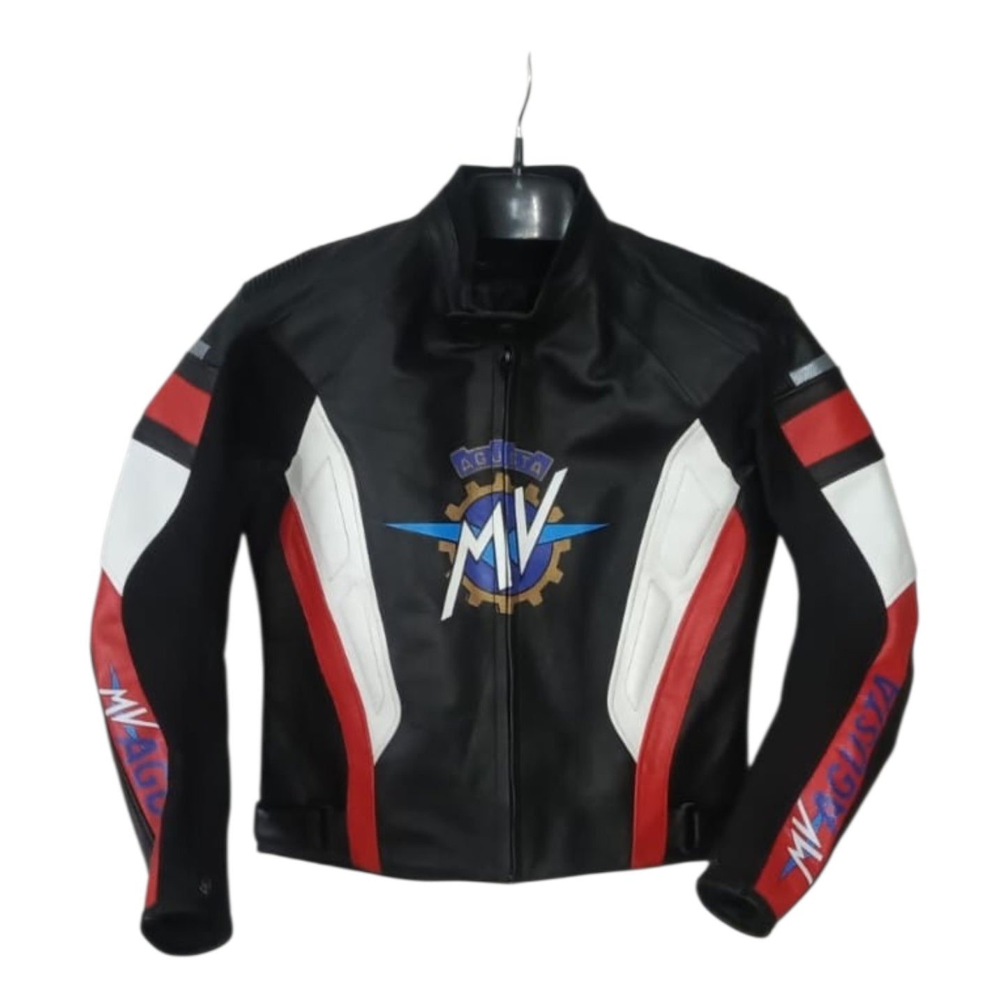 MV- Motorcycle Cowhide Leather Jacket