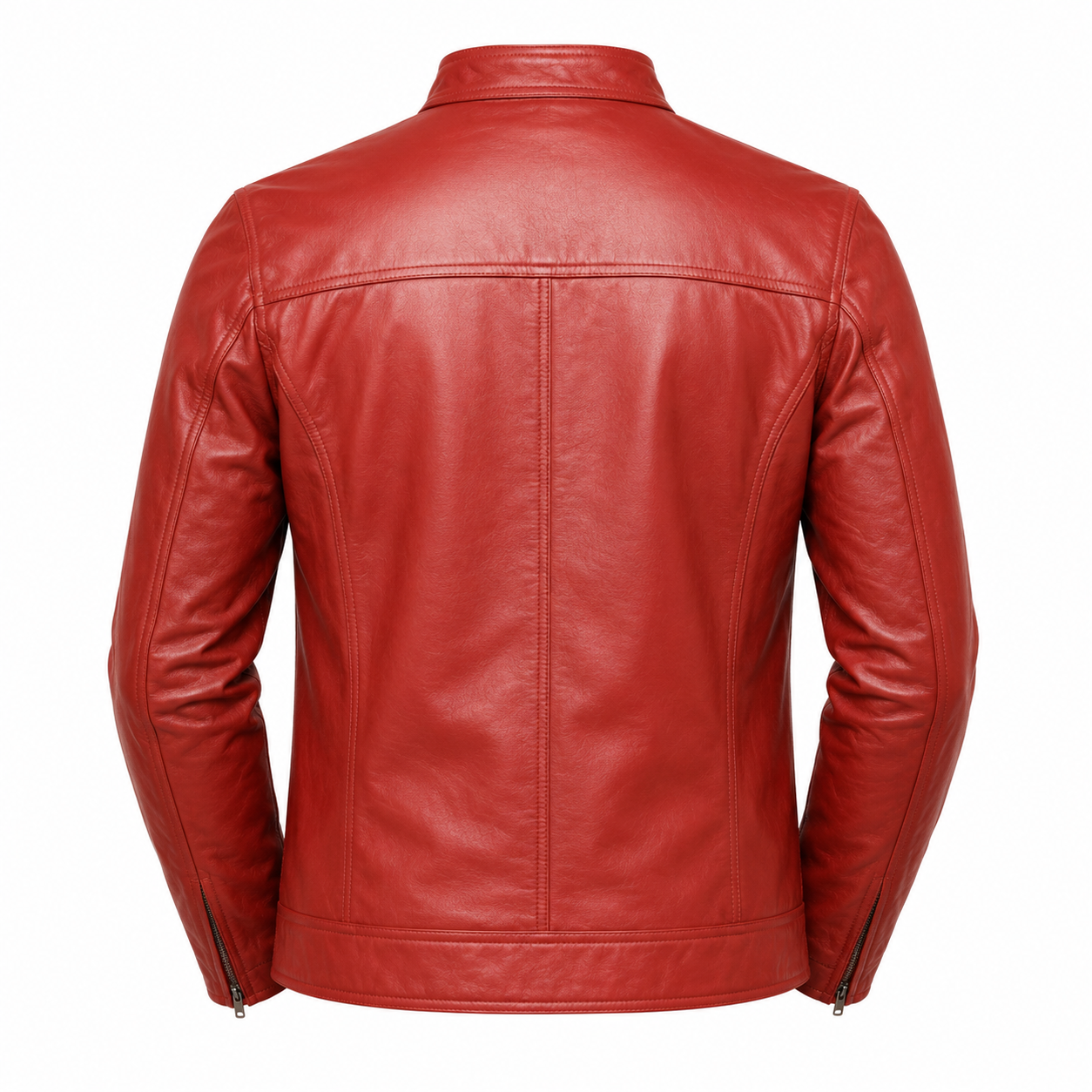Mens Primium Leather Jacket - Tan Leather Jacket
