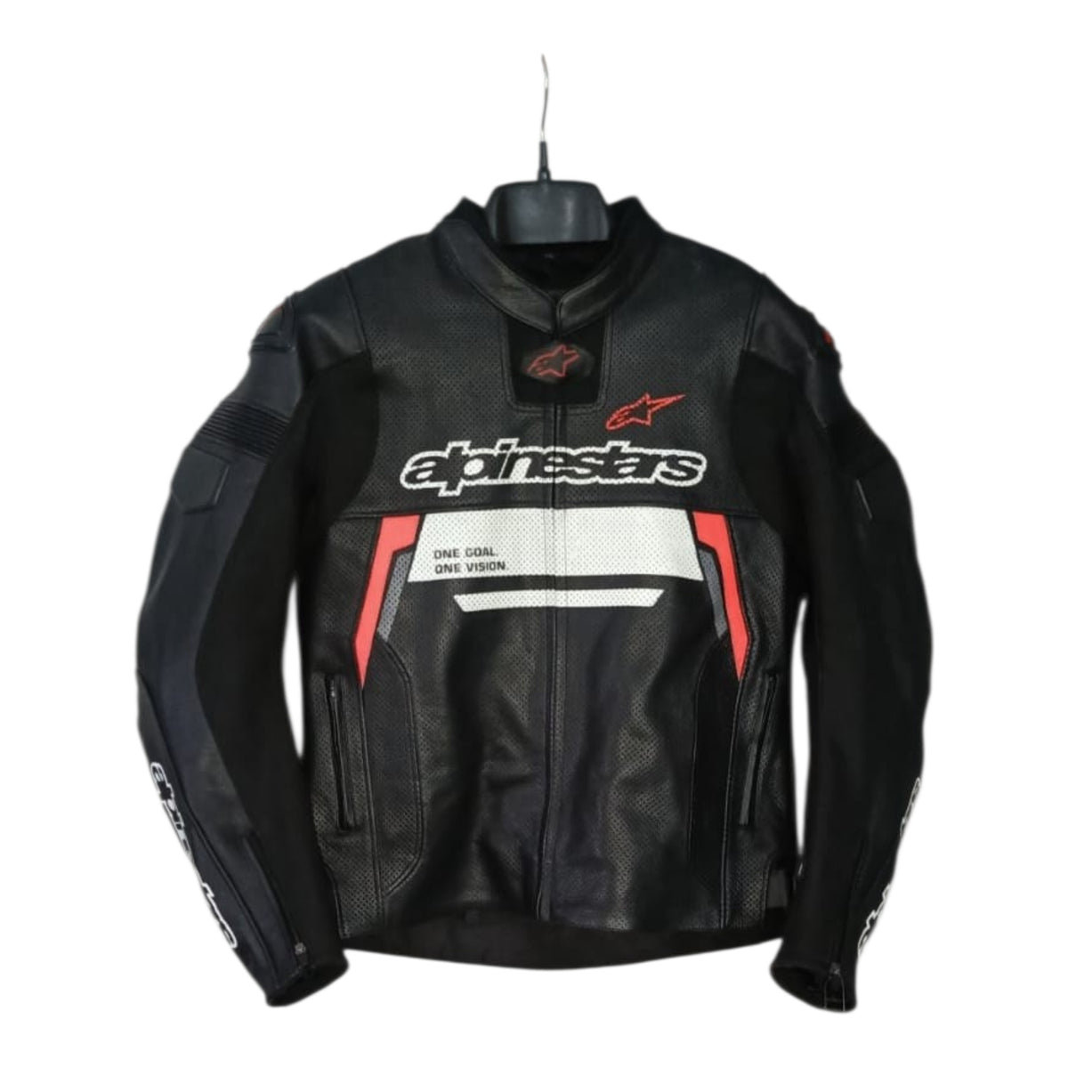 Alpinestars- Motorcycle Cowhide Leather Jacket 8823