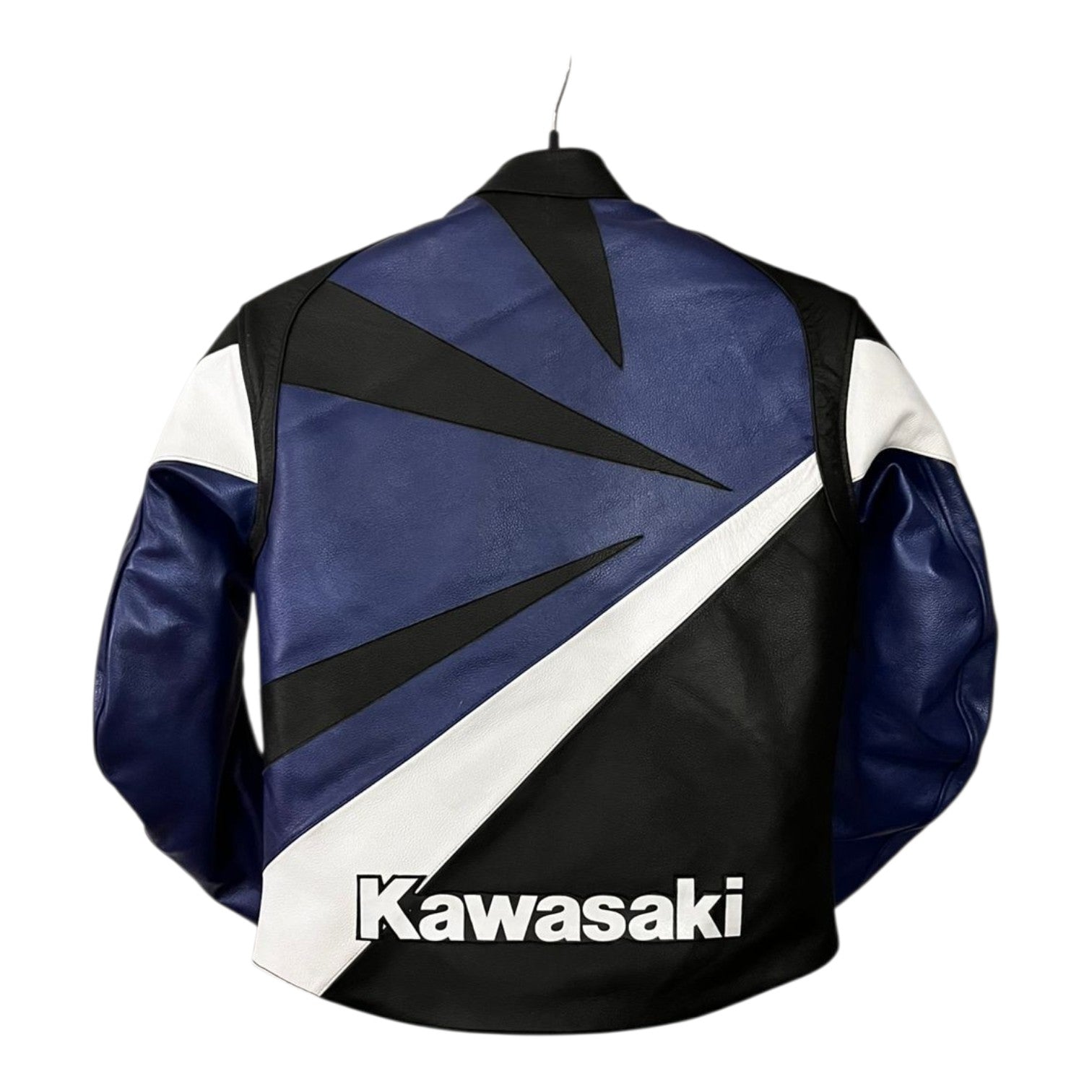 KAWASAKI- Motorcycle Cowhide Leather Jacket