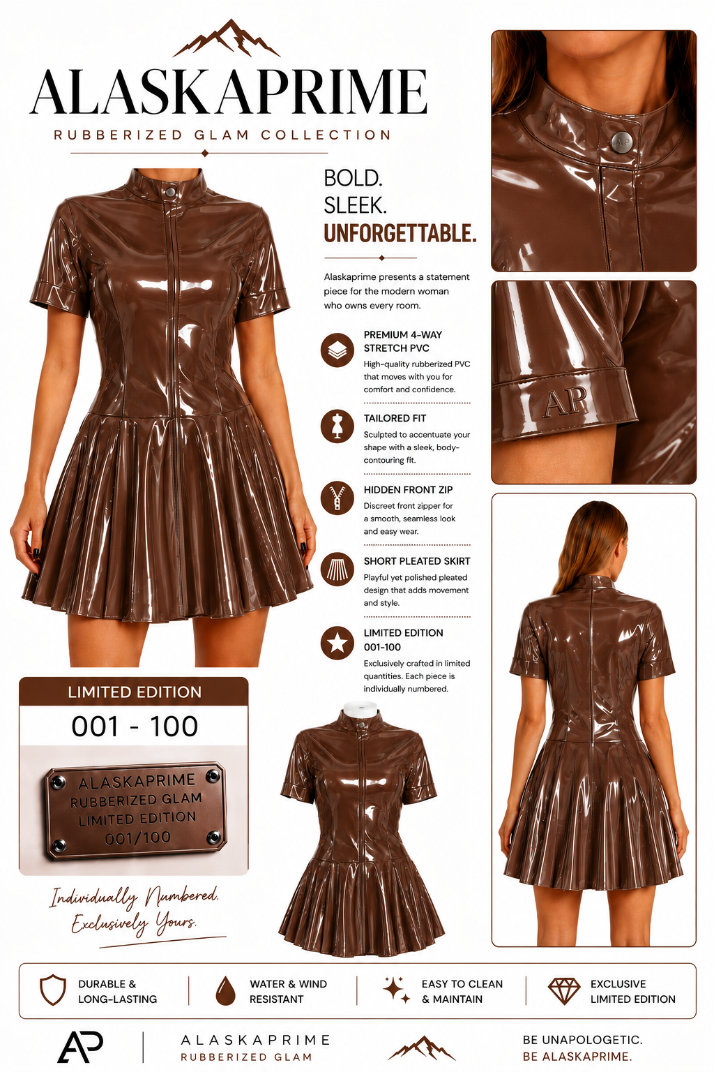 Stretchable - Hidden Zip Chelsea Dress - 👗