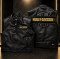 Harley Davidson-Motorcycle Leather Vest