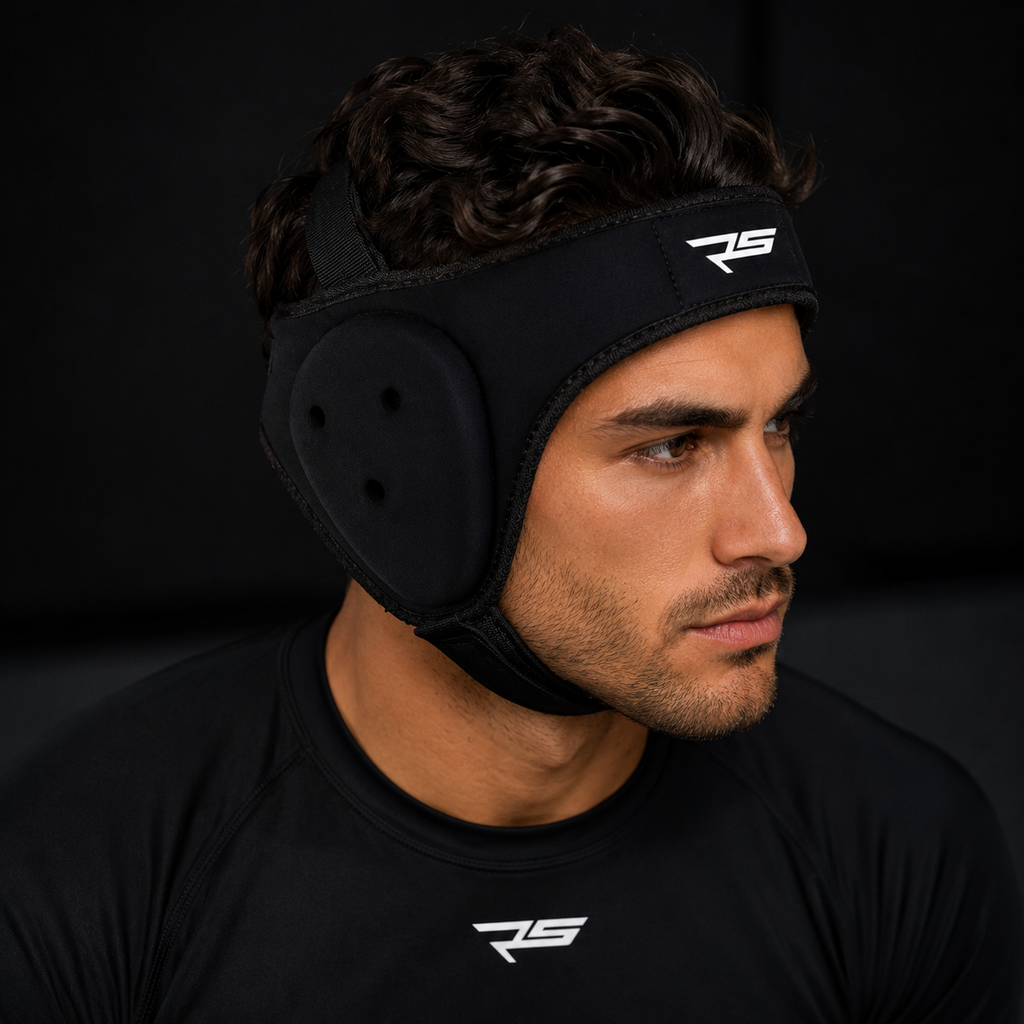 Wrestling Headgear for Adults Adjustable for BJJ, Grappling, Kickboxing, MMA, Sparring, Training, Jiu Jitsu Cauliflower Ear Protection Guard