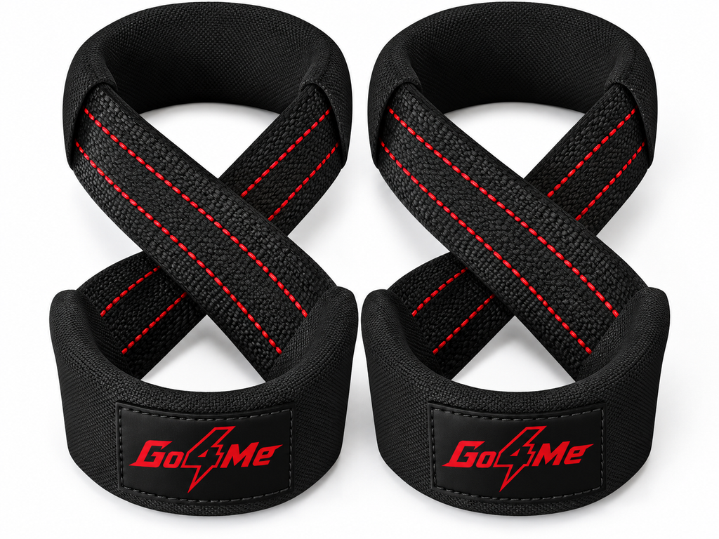 Figure 8 Lifting Straps, Padded Heavy Duty Deadlift Straps