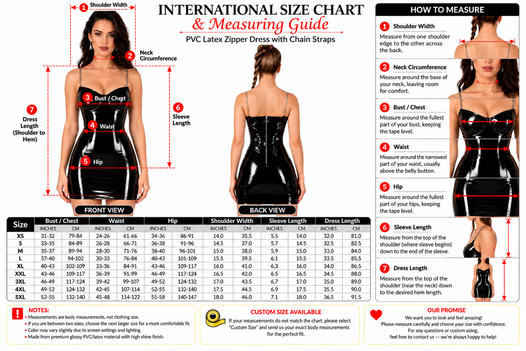Latex Chaindy Dress